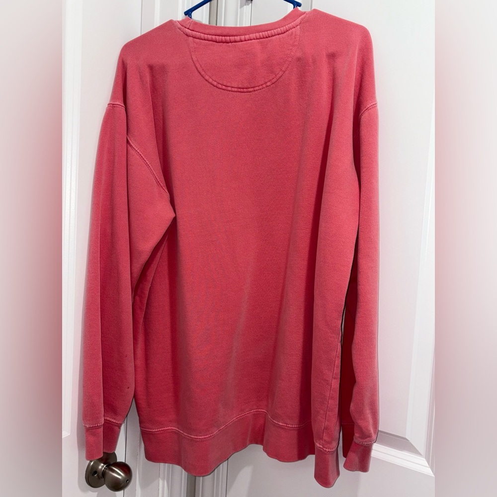 University of South Carolina Zeta Tau Alpha Coral Crewneck Sweater - Picture 5 of 5